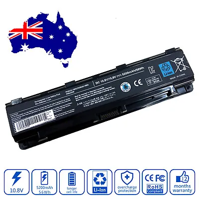 Battery For Toshiba Satellite L835-SP3361CM L840-080 L840-BT2N22 Laptop 5200mAh • $48.59