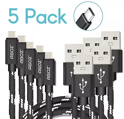 5Pack 4610ft USB C Cable Fast Charger For Motorola Moto G Stylus Play Power 5G • $17.98