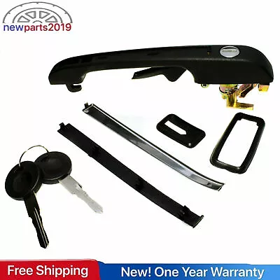 One Exterior Outside Outer Door Handle Set For VW Jetta Golf Rabbit 191837206A • $16.27