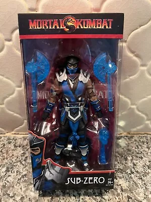 NEW - McFarlane Toys Mortal Kombat Sub Zero (Blue Suit) Action Figure - SEALED • $25