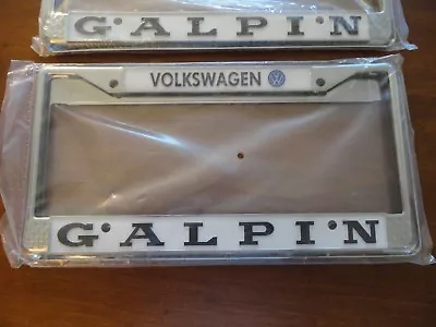 Galpin VW Volkswagen San Fernando License Plate Frame. Metal. No Insert. New • $19.99