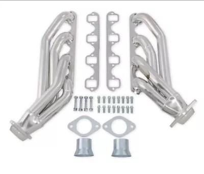 64-70 Mustang Scott Drake Shorty Headers 1-5/8  Silver Ceramic Coated • $360