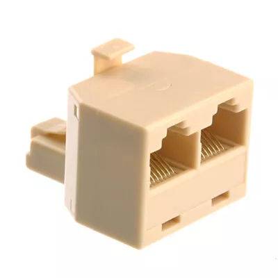 $6.64 • Buy RJ45 Splitter Adapter 1 Male To 2 Female Connector Ethernet Cable LAN Port