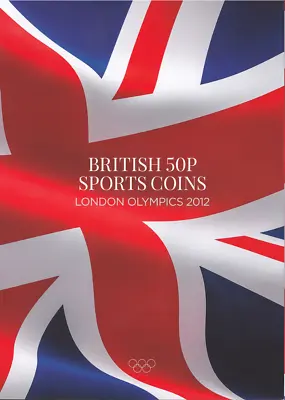  2012 London Olympic Games 50p Collectors Album For 30 Coins GIFT  BIRTHDAY [C] • £19.95