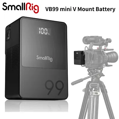 $223.20 • Buy SmallRig Mini V Lock/V Mount Battery, 6700mAh 99Wh 14.8V For Monitors Cameras