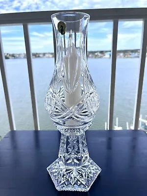 Waterford Crystal Trinity Knot 13  Hurricane Lamp Romance Of Ireland Collection • $144.99