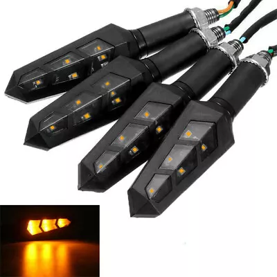 4PCS Motorcycle LED Turn Signal Lights Blinker For Kawasaki Ninja 250R 500R 650R • $29.11