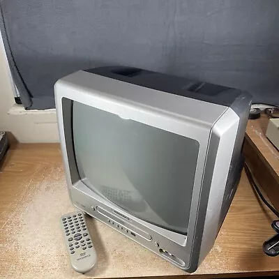 MAGNAVOX MWC13D6 13” TV / DVD Combo CRT Television Gaming W/Remote Tested • $123.49