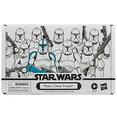 Hasbro Star Wars Vintage Collection 3.75  Phase I Clone Trooper Army 4-pack • $133.50