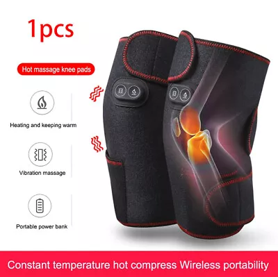 Electric Heating Knee Leg Therapy Massager Pad Brace Wrap Warmer For Pain Relief • $22.95