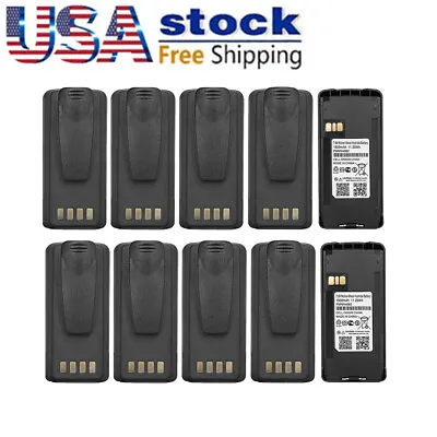 10x Ni-MH Battery For CP185 CP476 CP477 CP1300 EP350 Radio PMNN4082 WalkieTalkie • $185