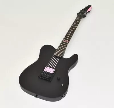 Schecter Machine Gun Kelly PT Guitar Satin Blk With Hot Pink Lines B-Stock 0419 • $799.99