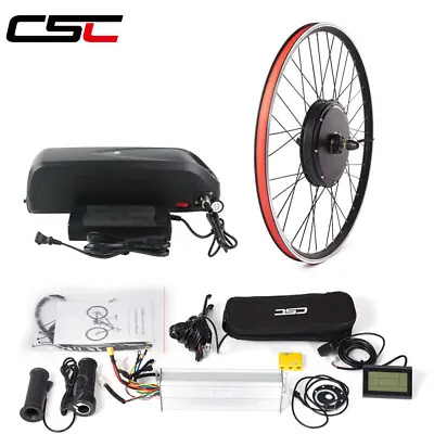 Electric Bicycle 48V 1000W Conversion Kit Hub Motor Wheel With Battery 20-29in • $328.80