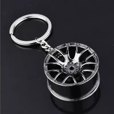 Men's Creative Wheel Hub Rim Model Car Keychain Key Chain Keyring Accessories • $4.74