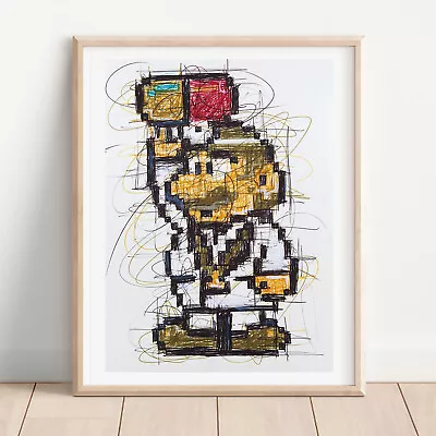 Dr. Mario Ballpoint Pen Print Super Mario Art Poster • $10.99