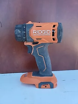 RIDGID R86001 18V Lithium-Ion Compact Drill/Driver - Orange(Tool Only) FOR PARTS • $3.99