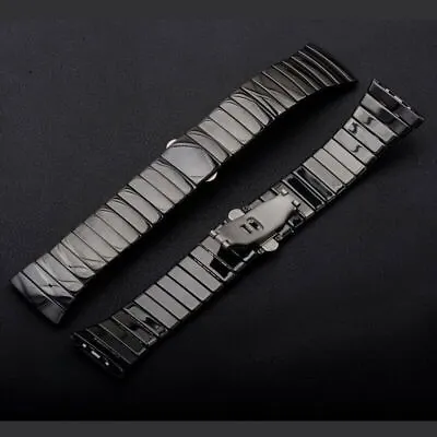 17/26/29mm Ceramic Watch Band Strap Fit For Rado Sintra Series Black Bracelet • £45.59