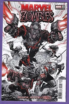 Marvel Zombies Black White Blood #2 1:10 Smith Homage Variant Actual Scans! • $6.99