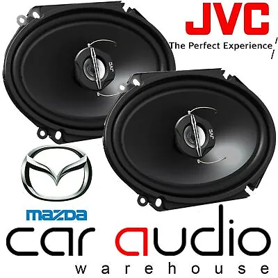 MAZDA MX5 MK2 2.5 2005 On 6 X8  500W 2-Way JVC Front Car Door Speakers Pair • £49.95