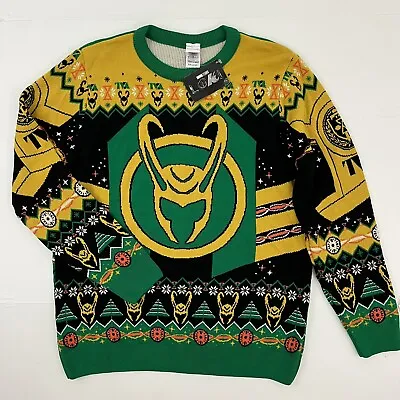$37.50 • Buy Marvel Studios Loki Variant Men's XXL Sweater Ugly Christmas NWT