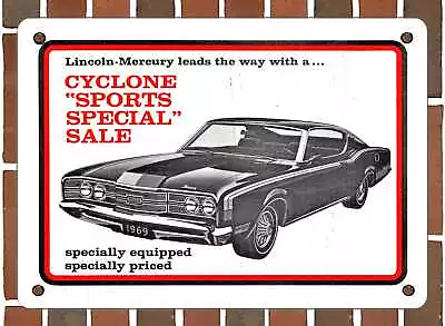 METAL SIGN - 1969 Mercury Cyclone - 10x14 Inches • $24.61