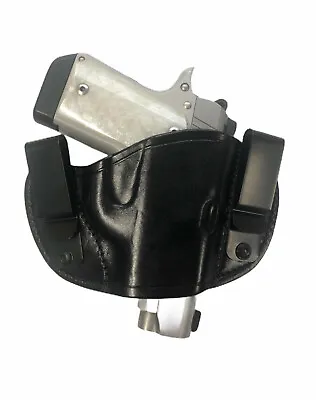 Concealed Tuckable Leather Gun Holster Fits Jennings J-22 J-25 • $29.95