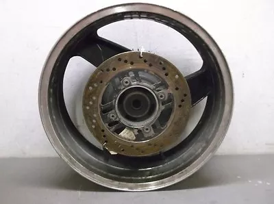 Used Rear Wheel With Sprocket And Rotor For A 1993-98 Kawasaki ZX1100D Ninja • $119.95