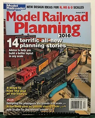 Model Railroader Model Railroad Planning New Ideas Annual 2016 FREE SHIPPING JB • $19.97