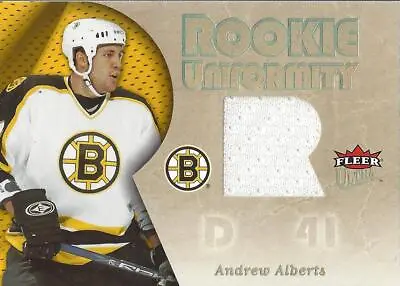 2005-06 Ultra Rookie Uniformity Jerseys Hockey Card Pick (Inserts) • $4