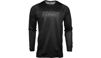 NEW THOR Pulse Blackout Jersey - Black - S/M/L/XL/2X/3X/4X - MOTORCYCLE/OFFROAD • $29.95