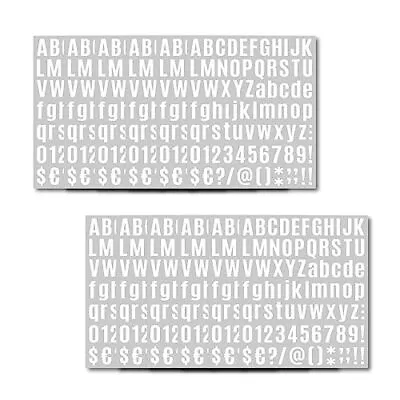 12 Sheets Letter Alphabet Stickers Self-Adhesive Vinyl Mailbox Numbers • $10.15