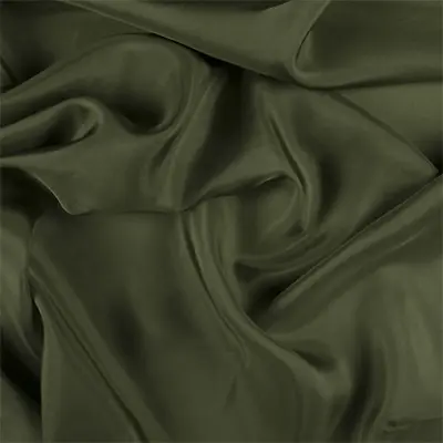 $21.30 • Buy Grass Green Silk Habotai, Fabric By The Yard