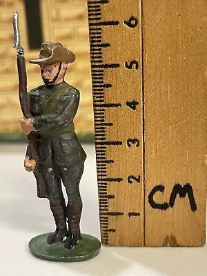 WWI Australian Soldier Metal Miniature 54mm • $19