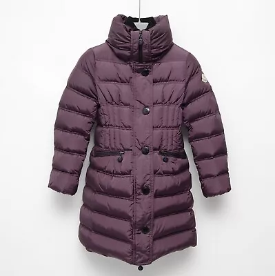 Kids Girls Moncler Cappotto Coat Quilted Down Jacket Puffer Size 11Y Anni 146 Cm • $175