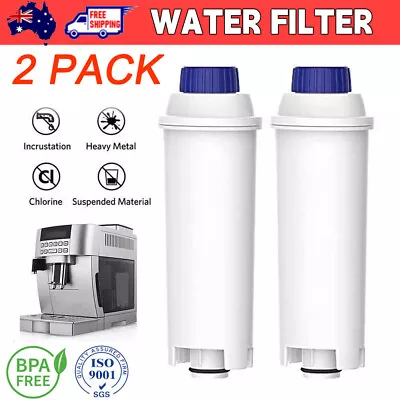 2PACK DLSC002 Water Filter For Delonghi DLS C002 Coffee Machine ECAM 22.110.SB • $19.85