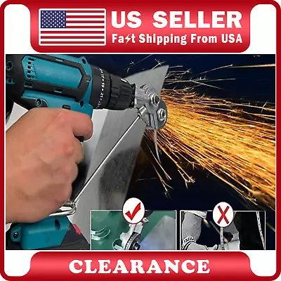 2024 New Electric Drill Plate Cutter Metal Nibbler Drill Attachment With Adapter • $15.97