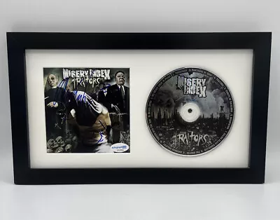 Misery Index Band Signed Framed Cd Display Traitors 3 Members Autogaph Acoa • $149.95