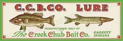 C.C.B. Co. Lure 8  X 24  Metal Sign • $39.99