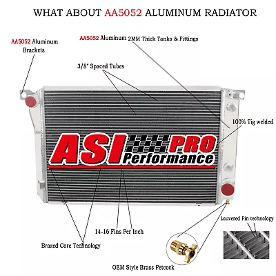 3Row Aluminum Radiator Fit Ford Falcon Ute XG XH 1984-1996 AT/MT AU Post • $209