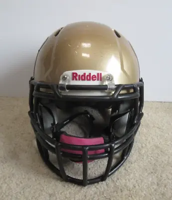 Riddell Revolution Attack Initial Season 2012 Gold Youth Football Helmet Size M • $99.99