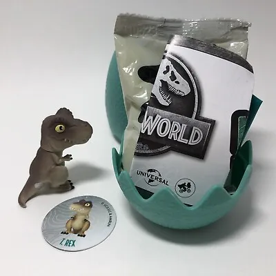 Jurassic World T-REX Captivz Hatchlings Buildable Dinosaur TOY Figure Baby RARE • $18