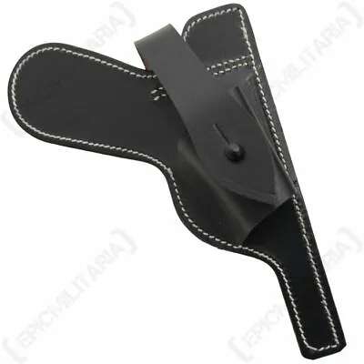 £18.95 • Buy WW2 German P08 Luger Open Summer Holster - Black Leather Military Reproduction