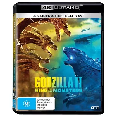 Godzilla 2 - King Of The Monsters (4K UHD + Blu-Ray) Brand New & Sealed - Reg B • $29.98