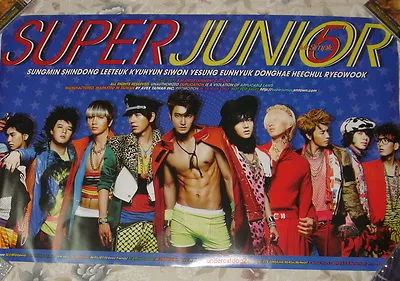 Super Junior Mr. Simple Taiwan Promo Giant Poster (SJ) • $29.88