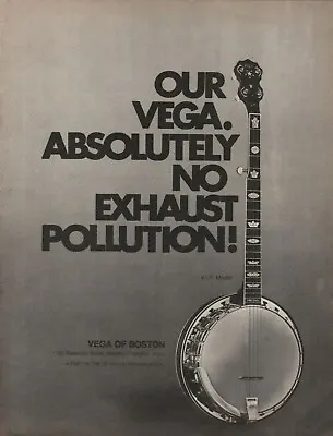 1971 Vega Of Boston VIP Model Banjo - Vintage Musical Instrument Ad • $10.09