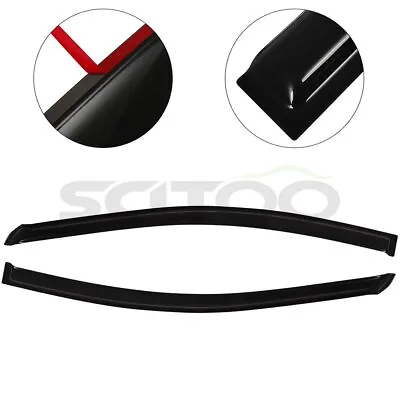 2x Window Visor Vent Shade Rain Sun Guards Deflector For 06-11 Honda Civic Coupe • $30.84