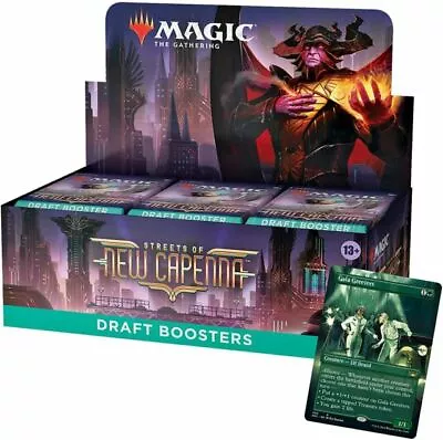 MTG Magic Streets Of New Capenna Draft Booster Box New Factory Sealed • $74.99