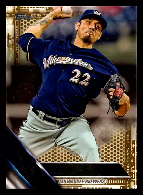 2016 Topps Gold Matt Garza /2016 #228 Milwaukee Brewers • $1.57