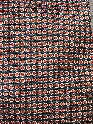 Kiton Napoli Tie Orange Gray Polka Dots Geometric Silk Handmade In Italy • $39.99