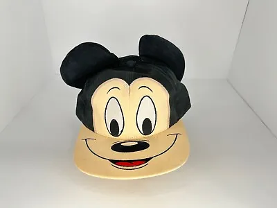 Disney Mickey Mouse Floppy Ears Face Hat New With Tags • $12